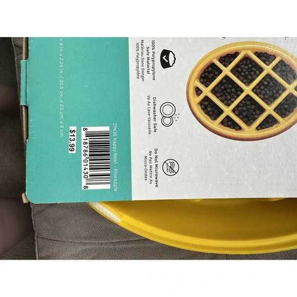 Pineapple Happy Bowl Slow Feed Bowl For Dogs - Picture 4 of 4